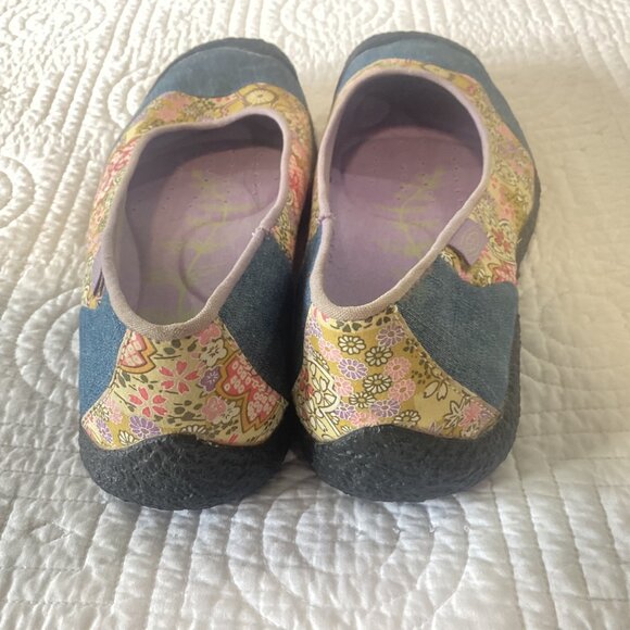 KEEN Women's Landcaster Shoe Floral Pattern Slip-On Flats Size 9.5 - Picture 7 of 10